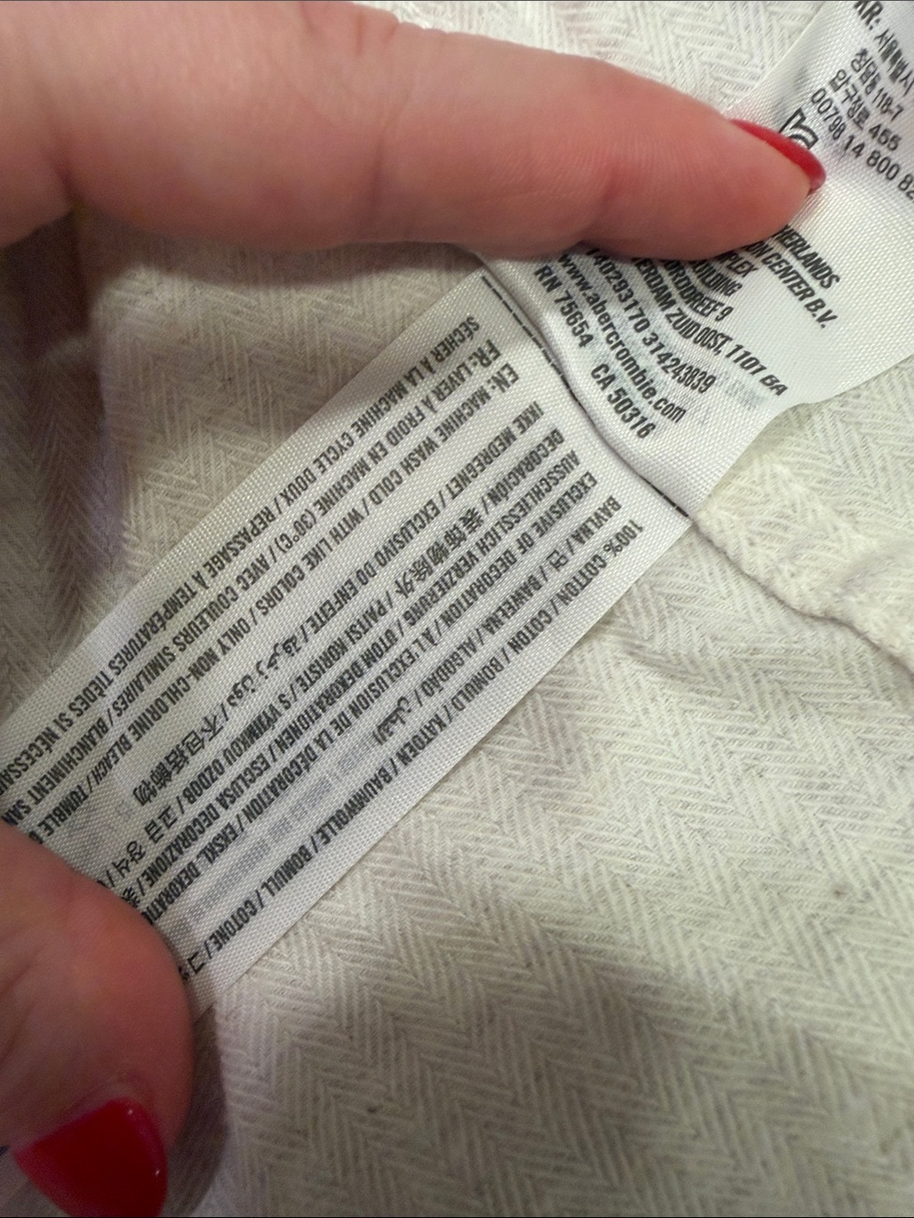 Women’s Abercrombie Button-Up Shirt - Light Blue ONLY - Picture 7 of 9